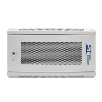 Шкаф телекоммуникационный настенный ST-NCP6U02 (СЕРЫЙ) С ПОЛКОЙ