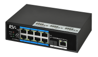 Коммутатор RVi-2NSI08F-2H на 10 портов
