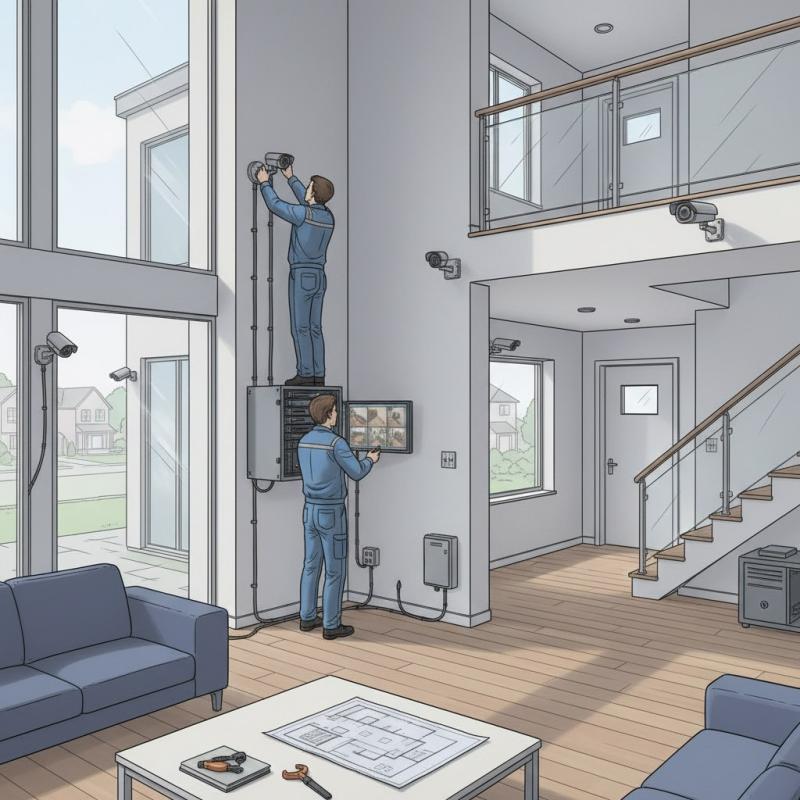 Установить видеонаблюдения в доме