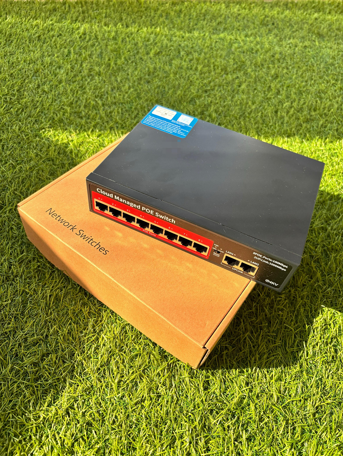 Управляемый сетевой коммутатор POE 8 портов DAS-link PS208G