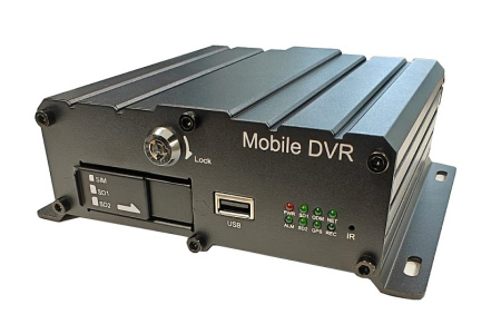 4-х канальный регистратор с функцией Анти-ДТП 2 SD карты ВизорМОНИТОР CVMR-AI-B21042S-G4GW
